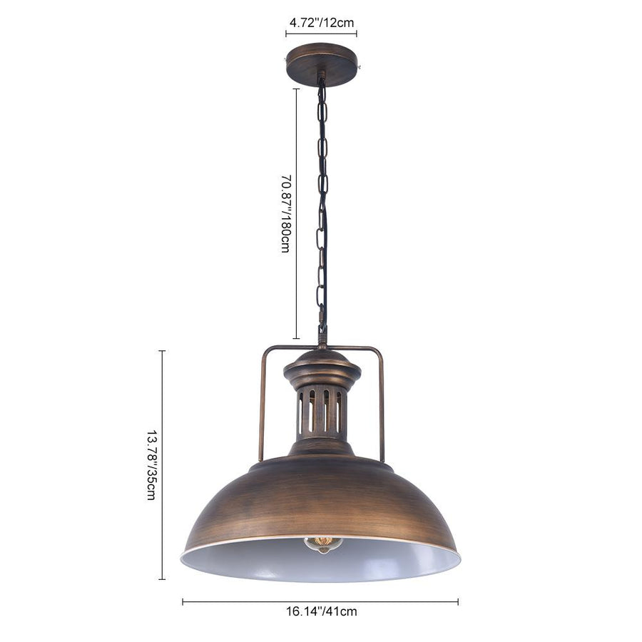 Farmhouze Lighting-Industrial Rustic Barn Single Pendant Light-Pendant-Default Title-