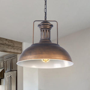 Farmhouze Lighting-Industrial Rustic Barn Single Pendant Light-Pendant-Default Title-