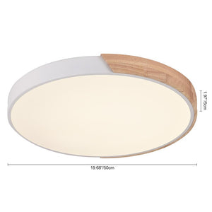 Farmhouze Lighting-Minimalist Dimmable Round Ceiling Light-Ceiling Light-11"-White