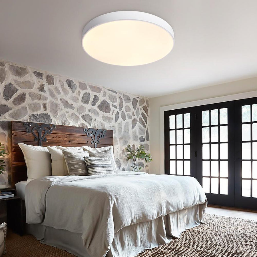 Farmhouze Lighting-Ultra-Thin Round Flush Mount Ceiling Light-Ceiling Light-11"-White